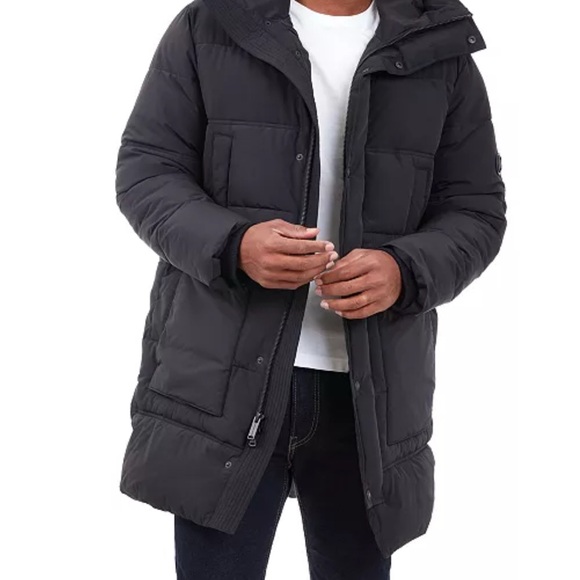 NWT Michael Kors Men's/Womens Black Puffer Jacket sz S - Picture 1 of 9